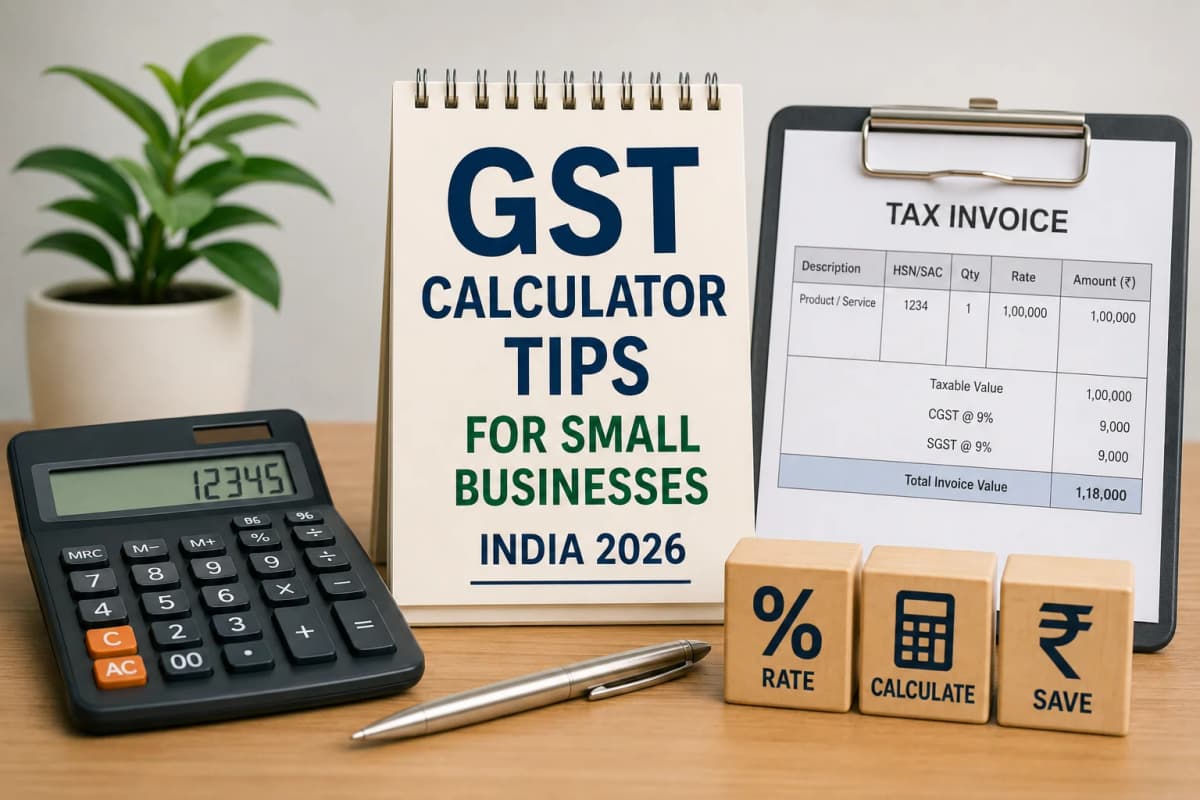 GST Calculator Tips for Small Businesses | MoneyUtility