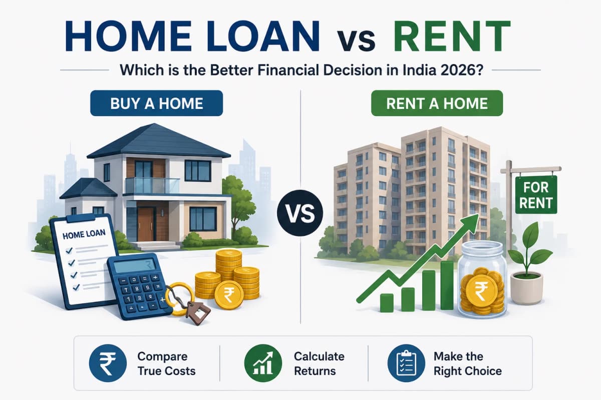 Home Loan vs Rent: Which is Better? | MoneyUtility