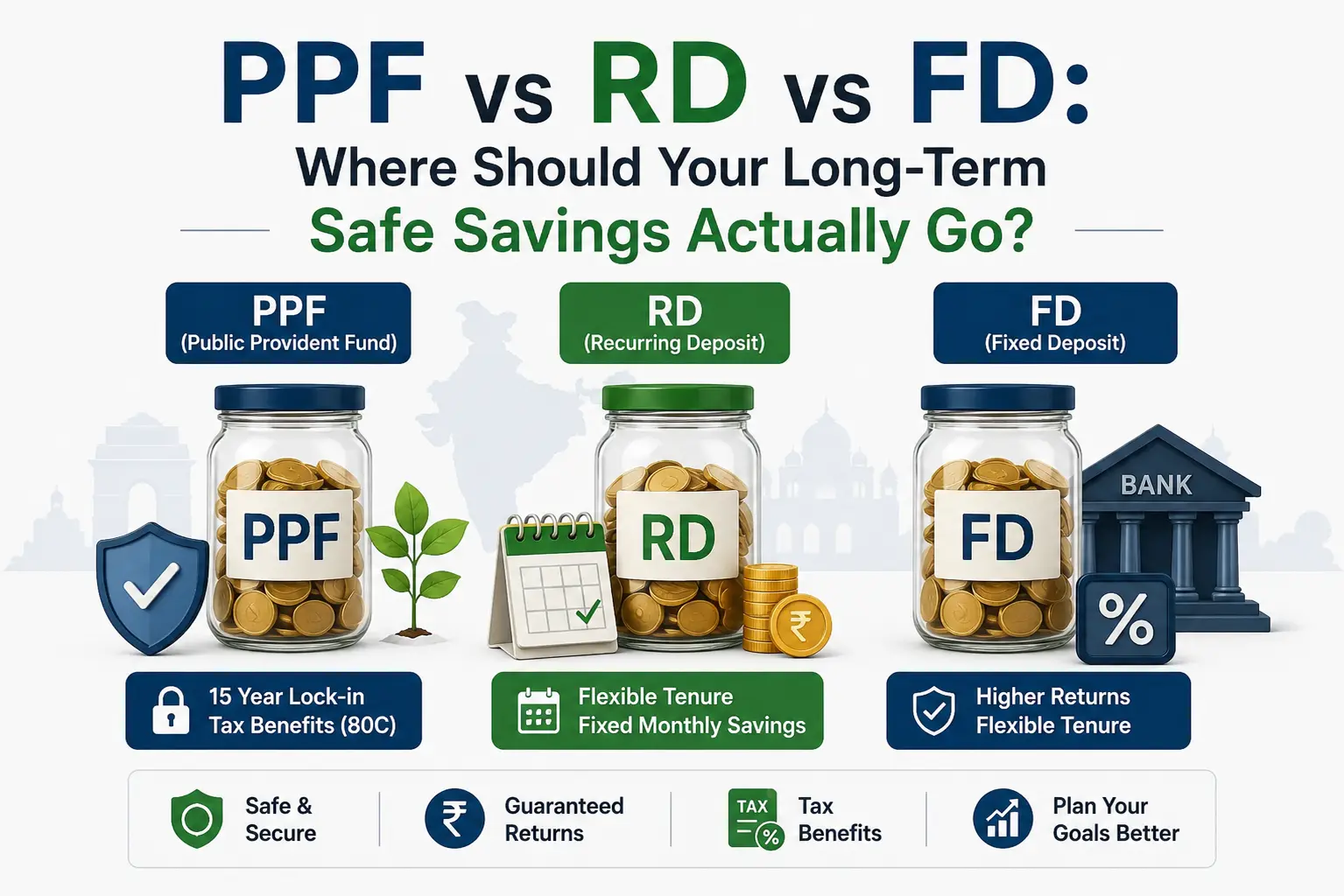 PPF vs RD vs FD: Which to Choose? | MoneyUtility
