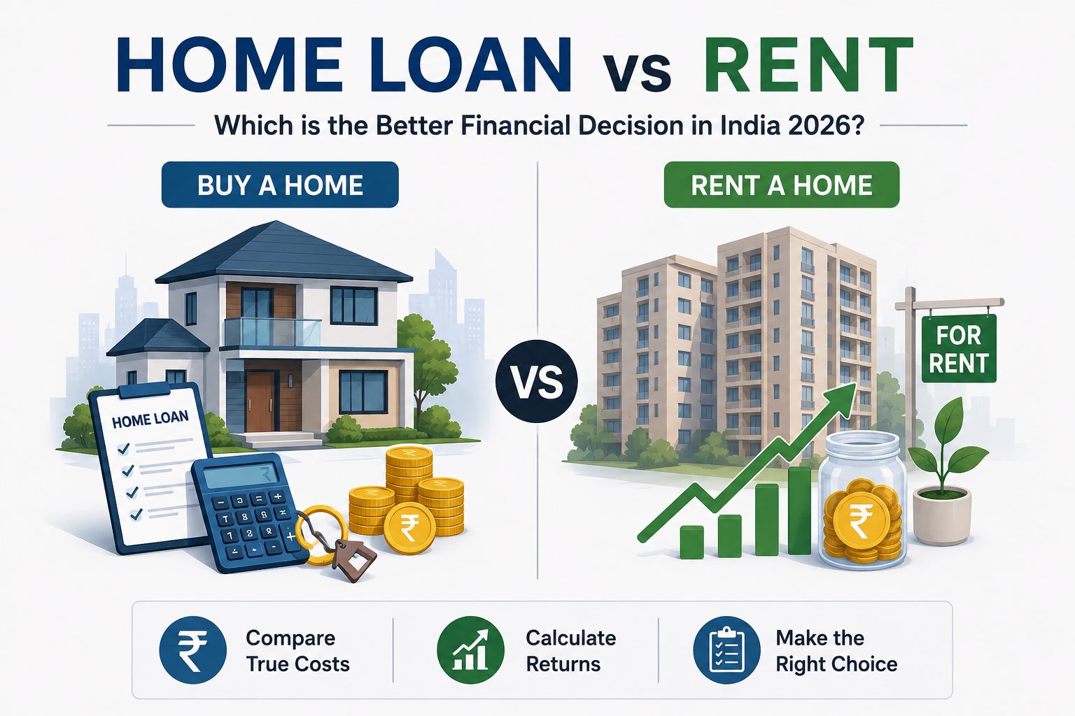 Home Loan vs Rent Which is the Better Financial Decision in India 2026